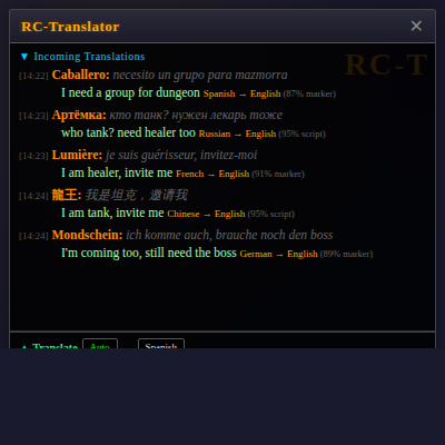 RC Translator
