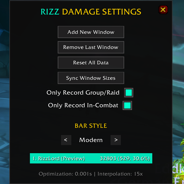 RizzDamage(Meter)
