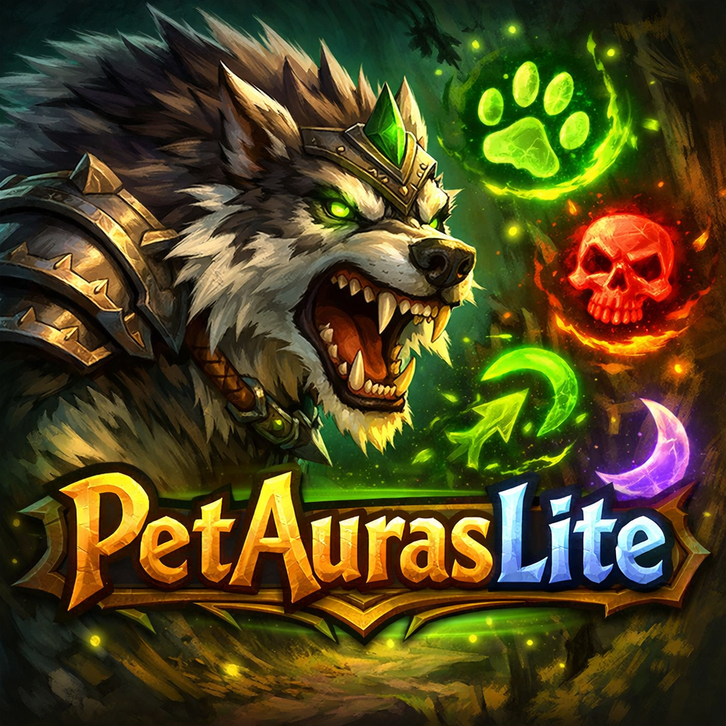 PetAurasLite - Pet Buff And Debuff Bars
