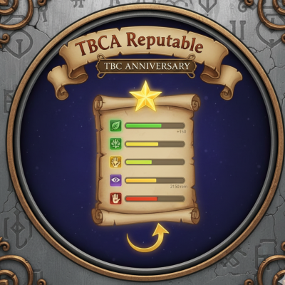 TBCA Reputable (TBC Anniversary) - Liteweight Reputation Tracker