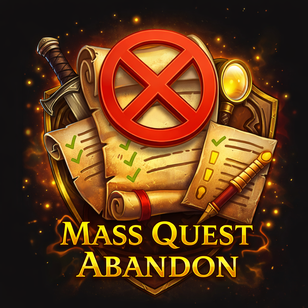 Mass Quest Abandon – Abandon Multiple Quests Instantly