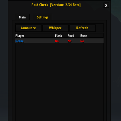 Raid Check