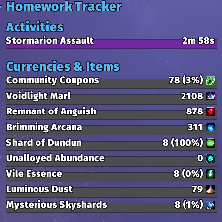 Homework Tracker