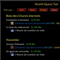 World Quest TabList