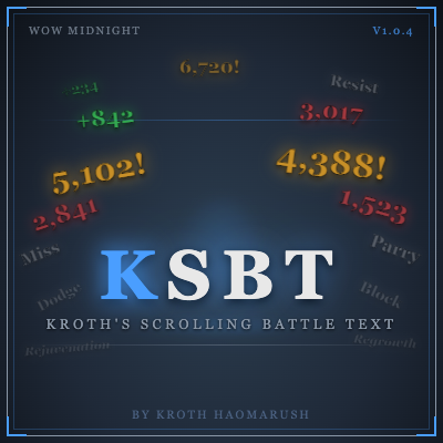 Kroth Scolling Battle Text