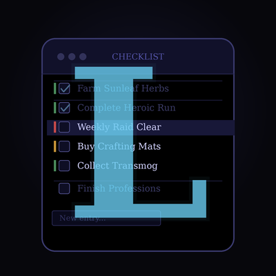 Lazy Checklist