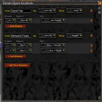Details Quick Keybinds
