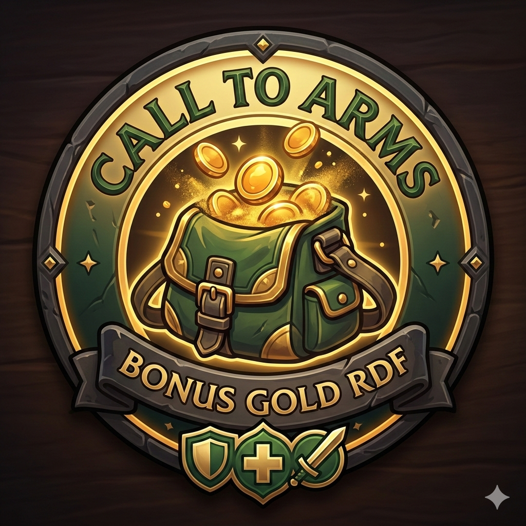 Call to Arms - Bonus gold RDF