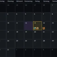 Forga's Guild Calendar