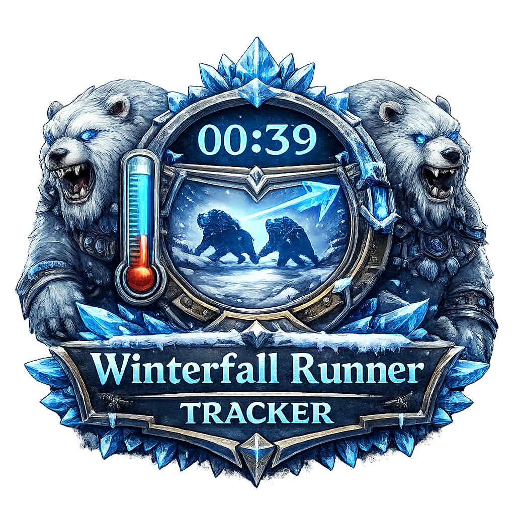 Winterfall Runner Timer