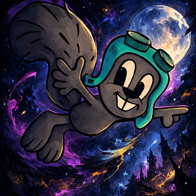 Grouwdi's Rocky & Bullwinkle "Rocky Jet" Sound for Groveglider Mounts