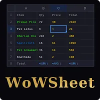 WoWSheet
