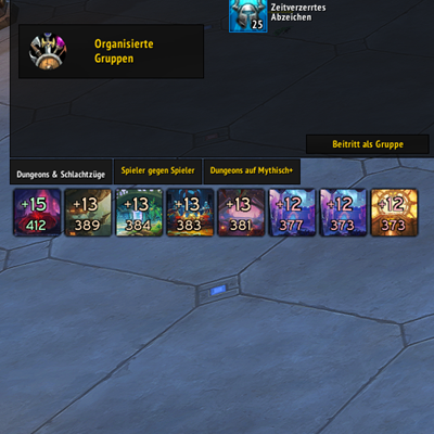 Mythic+ Key Level