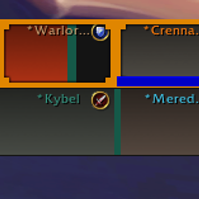 Red Low-Health Raid Frames (Blizzard UI)