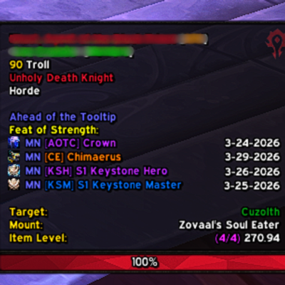 Ahead of the Tooltip