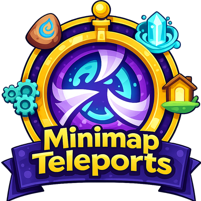 Minimap Teleports - Fast Travel Menu & Hearthstone Manager