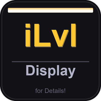 Details! Item Level Display (Bars & some UIs)