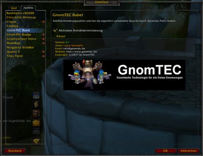 GnomTEC Babel