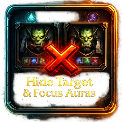 Hide Target & Focus Auras