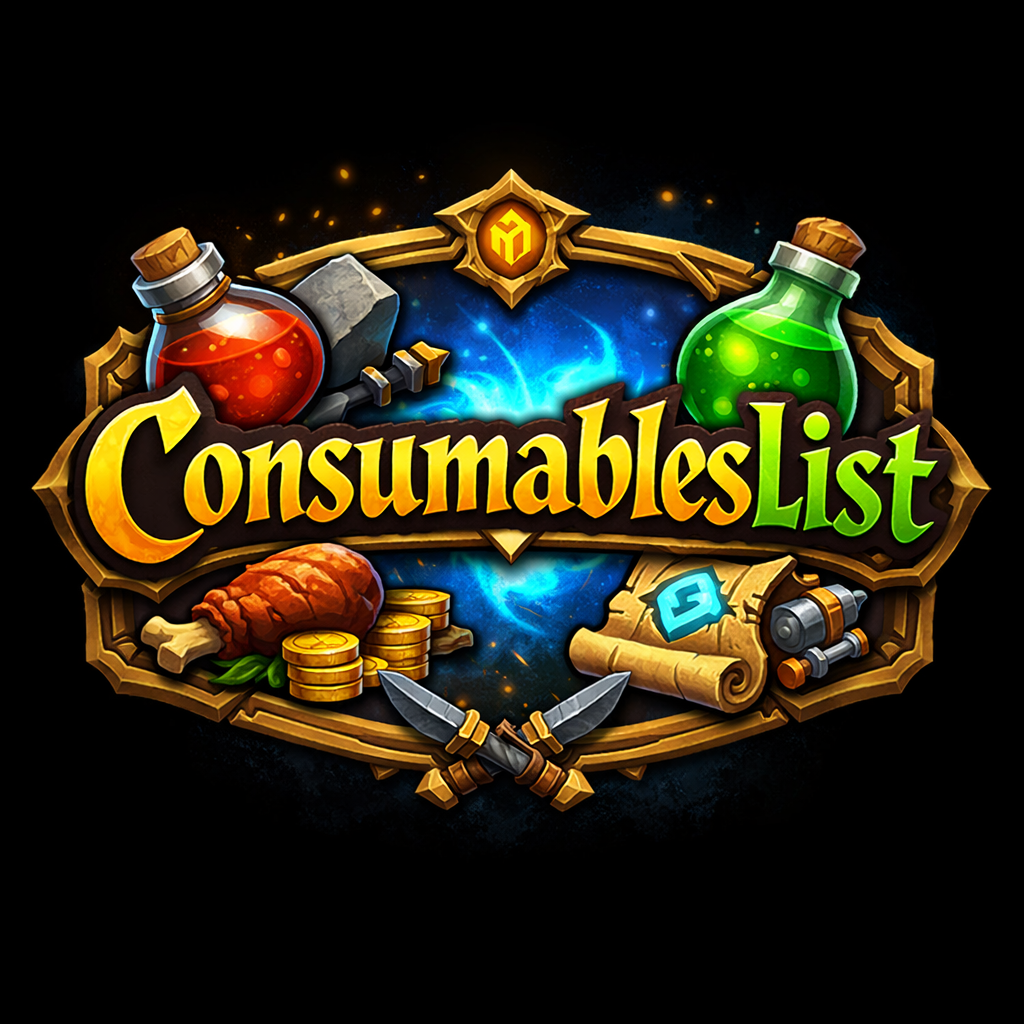 Consumables List