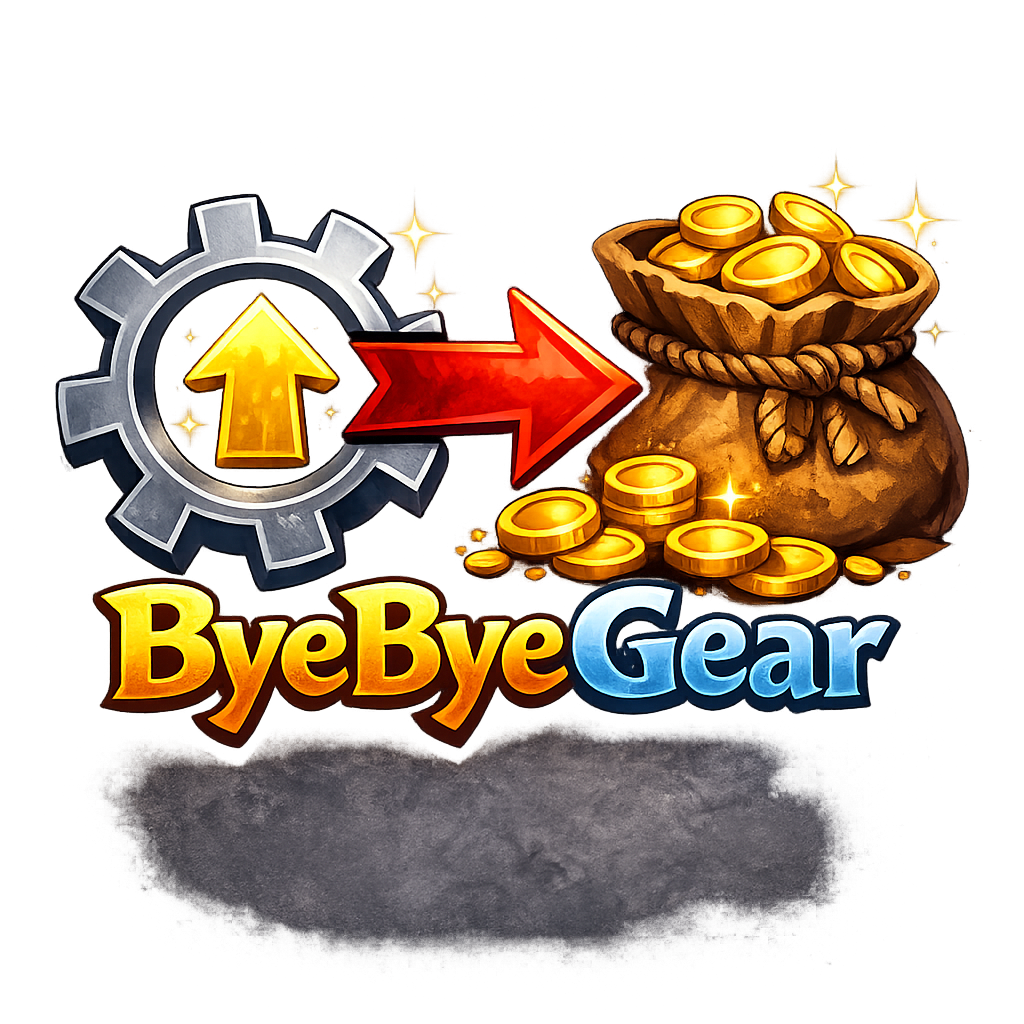 ByeByeGear – Auto Sell Low Item Level Gear