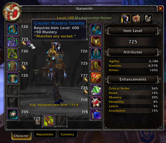 Kibs Item Level