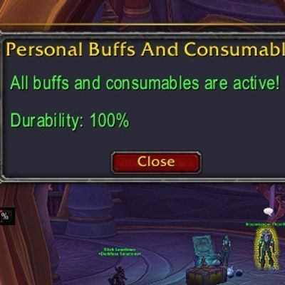Personal Buffs And Consumables
