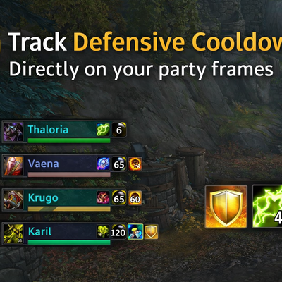 CDDefTrack – Defensive Cooldown Tracker BETA