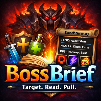 Boss Brief – Target. Read. Pull