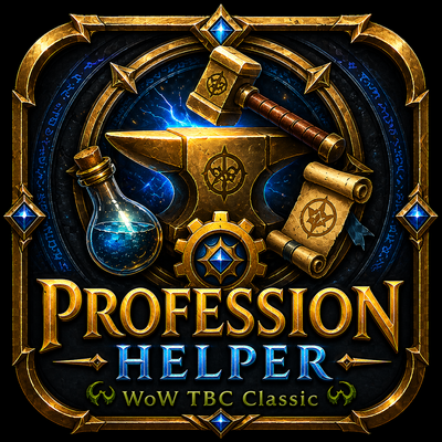 Profession Helper - Your companion leveling professions