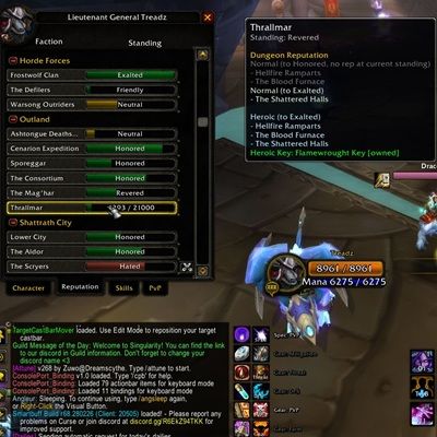 DungeonRep (a TBC dungeon reputation helper)