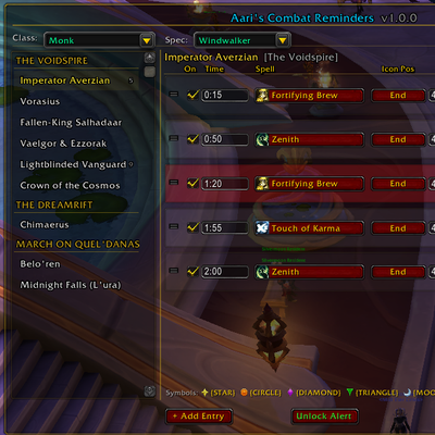 Aari's Combat Reminders