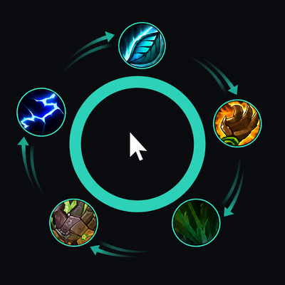 Cursor Heal Rings