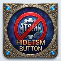 Hide that TradeSkillMaster Button