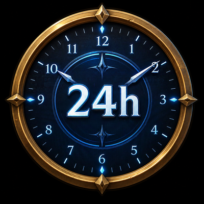 Horloge 24h