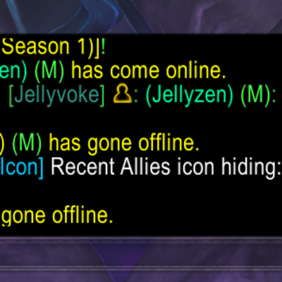 Hide Recent Allies Icon