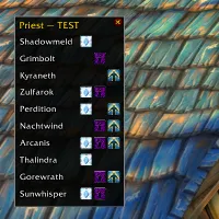 Priest Buffs Tracker