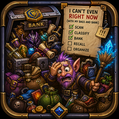 I Can't Even Right Now (With My Bags and Bank)