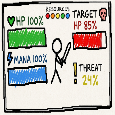 Simple Combat HUD
