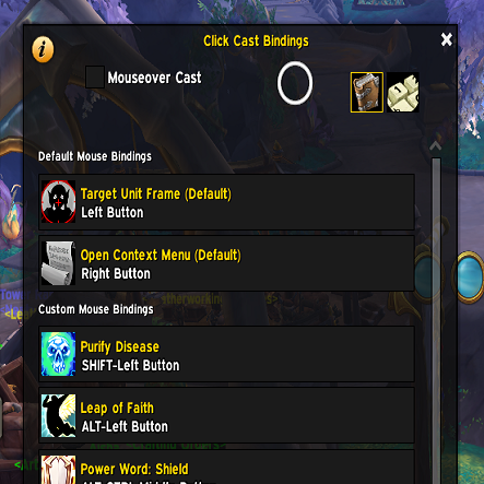 Click Casting Minimap Button