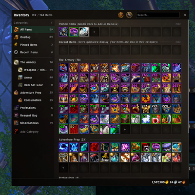EllesmereUI: Standalone Bags