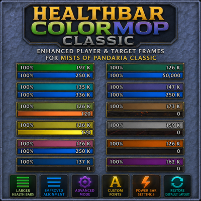 HealthBarColorMopClassic