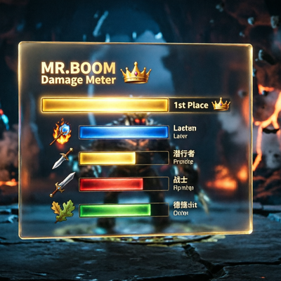 MR.BOOM Damage Meter
