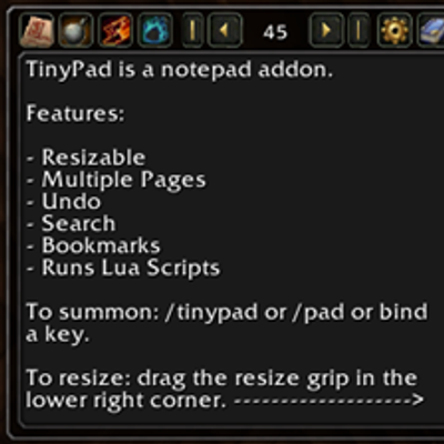 TinyPad (fixed)