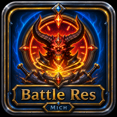 Mich's Simple Battle Res Timer