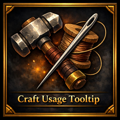 Craft Usage Tooltip