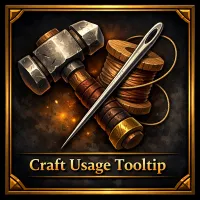 Craft Usage Tooltip