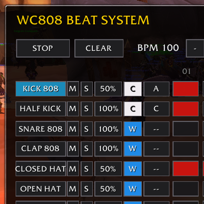 WC808 BEAT SYSTEM