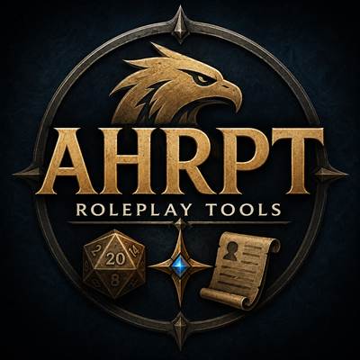AHRPT - Alas de Halcón RolePlay Toolkit