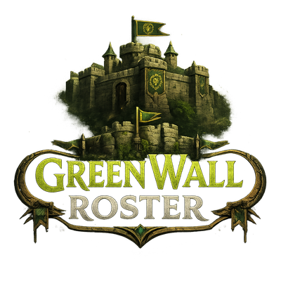 Greenwall Roster - TBC Classic Anniversary